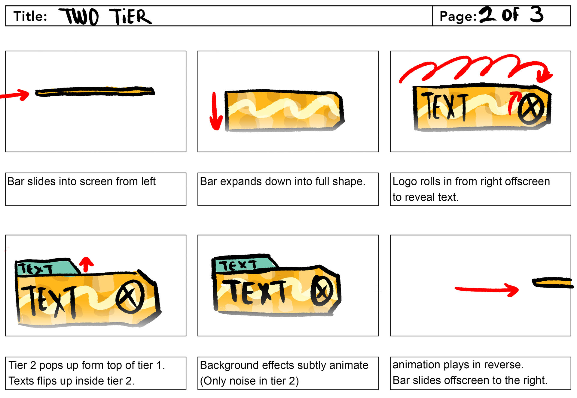 Comic page mobile mockup